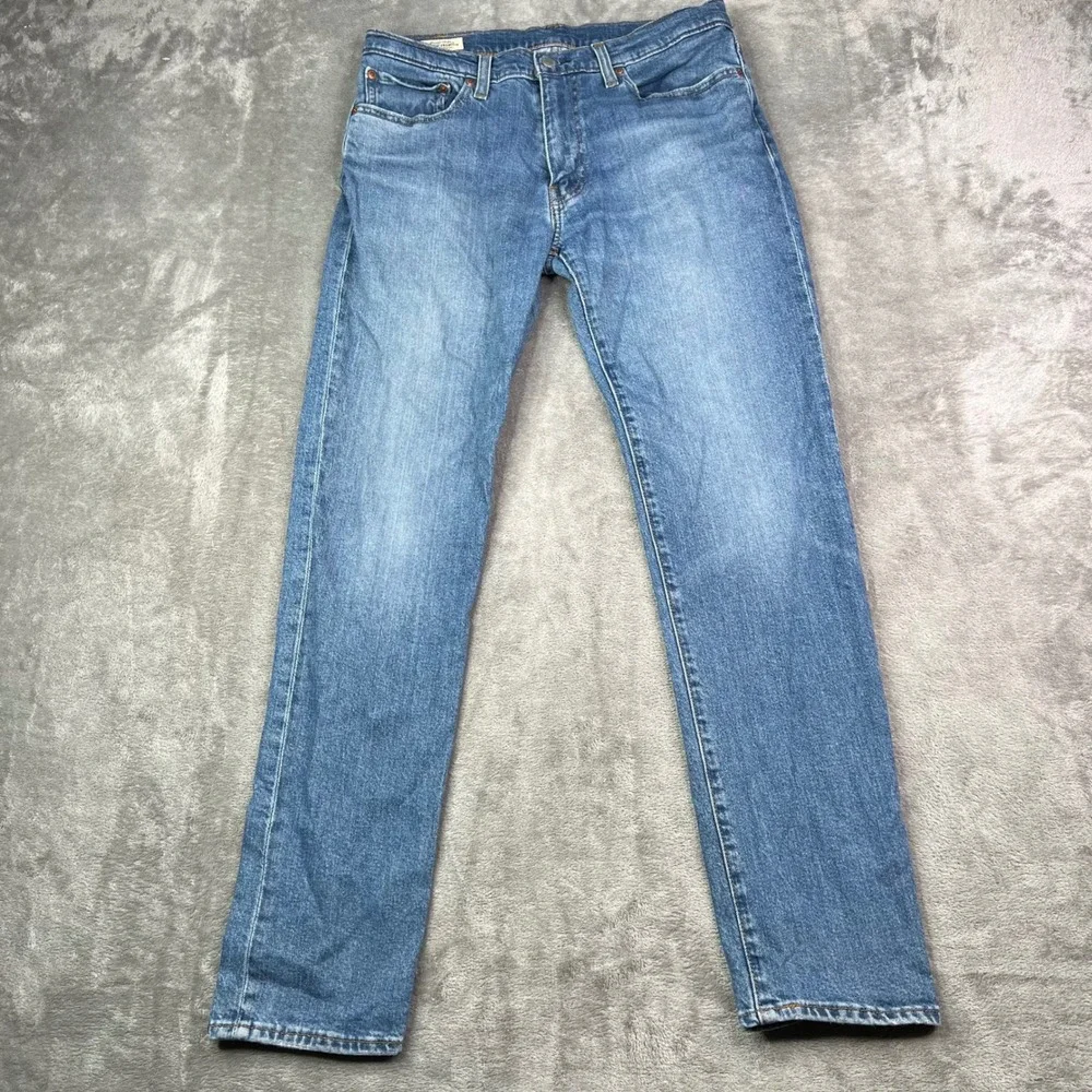 Levi's Premium 541 Slim Jeans Mens 32x32 Blue Medium Wash Five Pocket Denim
